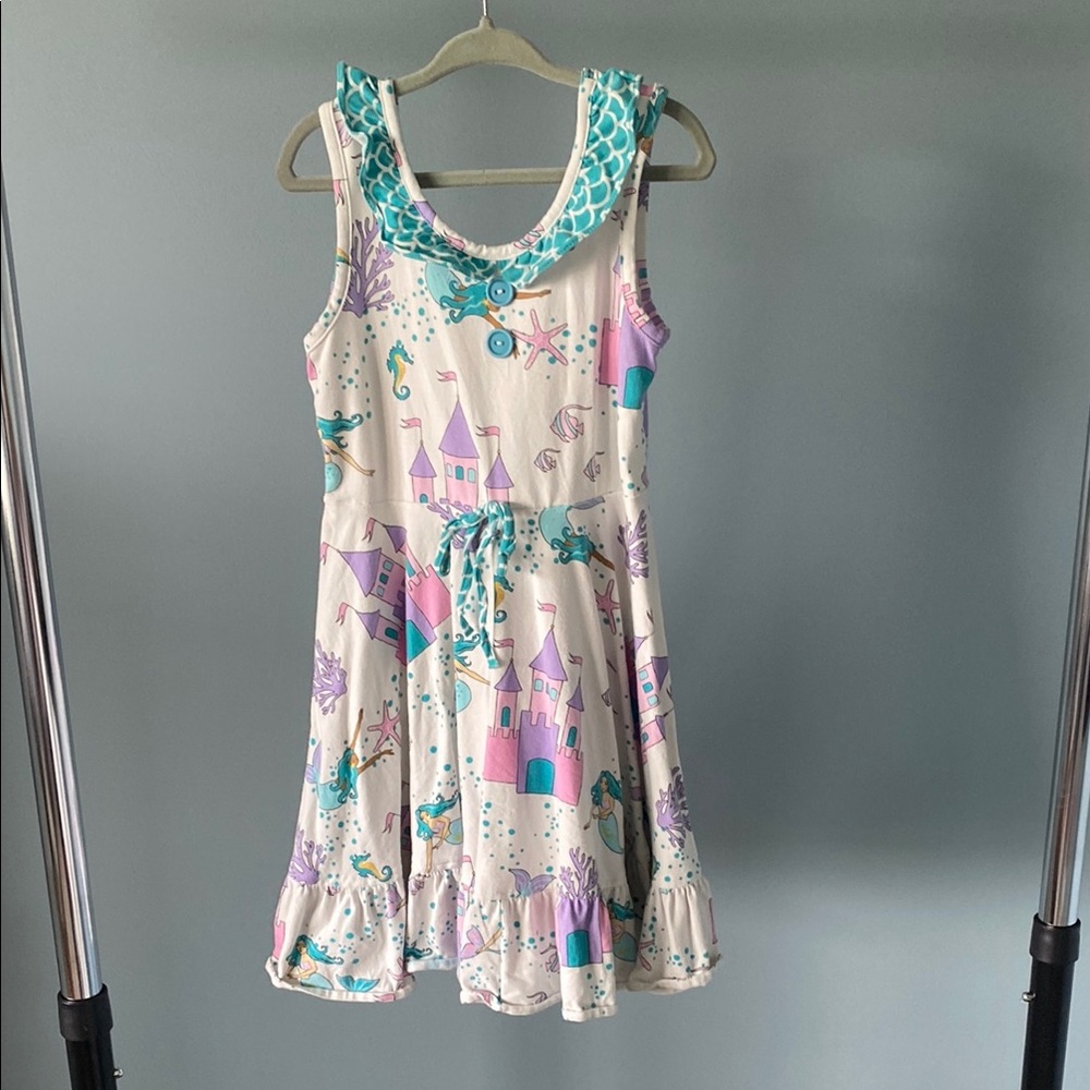 Eleanor Rose Mermaid Castle Knit Everly Twirl Dress
